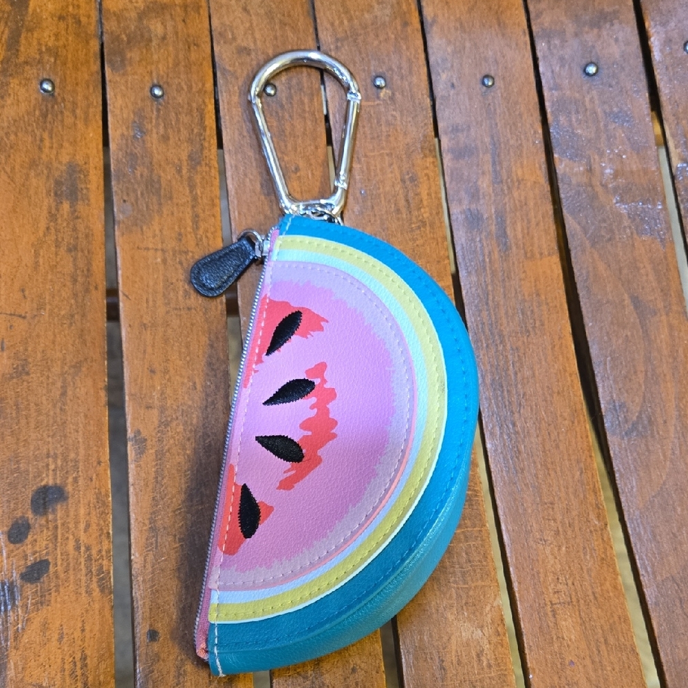 Vera Bradley Pink Watermelon Coin Purse/Bag Charm